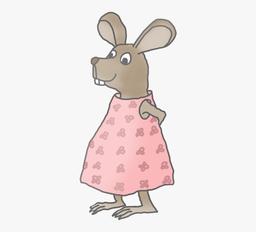 Little Girl Mouse Clip Art - Mom Mouse Clip Art, Transparent Clipart