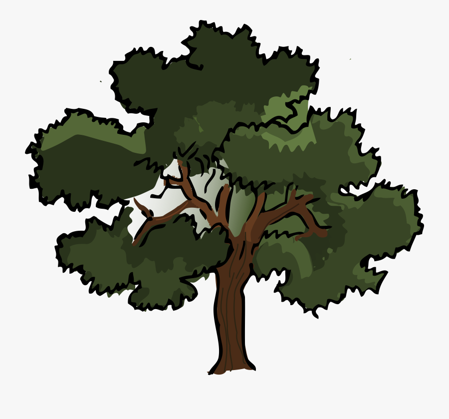 Tree Clipart Vector Stock - Oak Clipart, Transparent Clipart