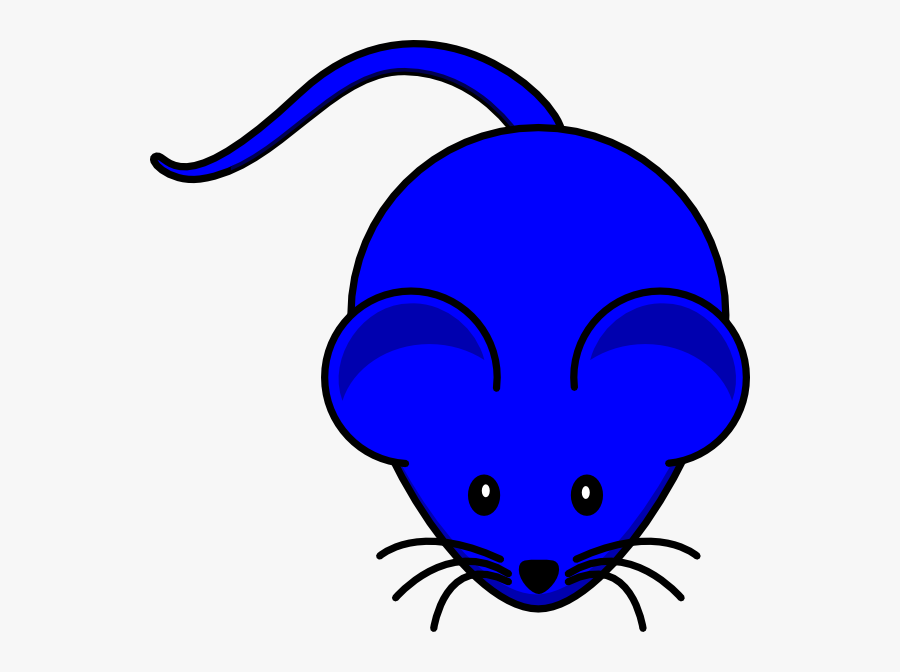 Dark Blue Mouse Svg Clip Arts - Mouse Silhouette Clipart, Transparent Clipart