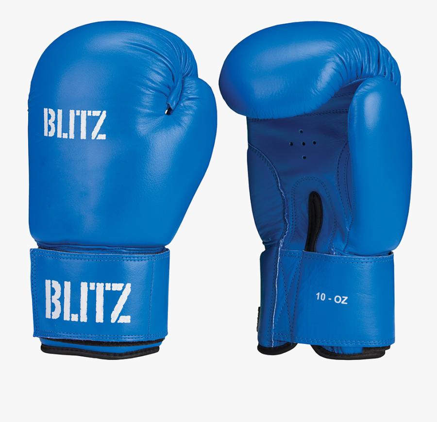 10491 - Blue Boxing Gloves Transparent Background, Transparent Clipart