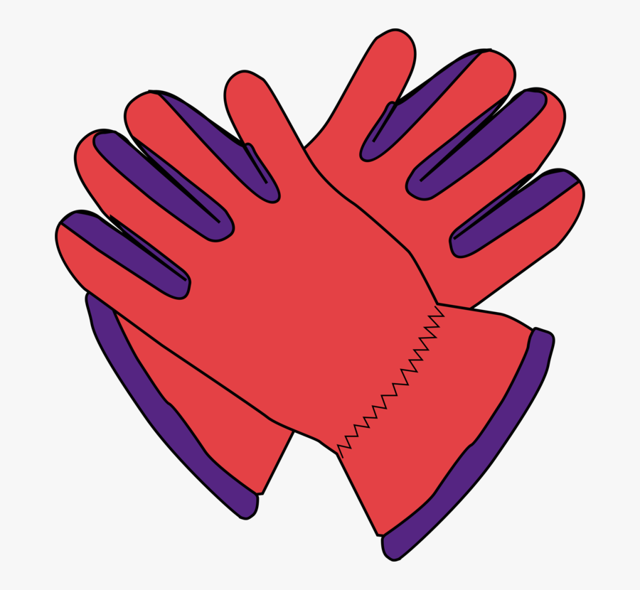 Gloves Clip Art Free Vector / 4vector - Gloves Clipart, Transparent Clipart