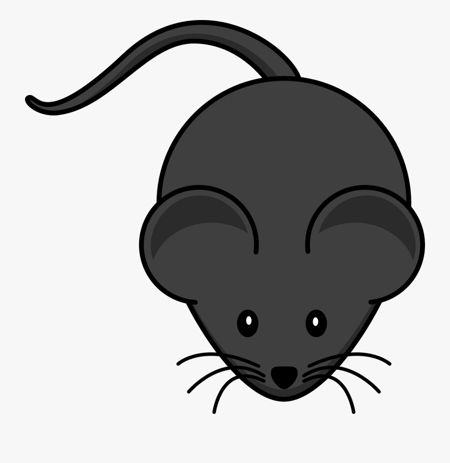 Black Mouse Clip Art, Transparent Clipart
