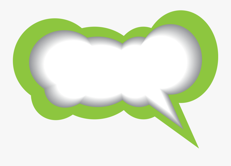 Transparent Bubble Clipart Png - Green Speech Bubble Png, Transparent Clipart