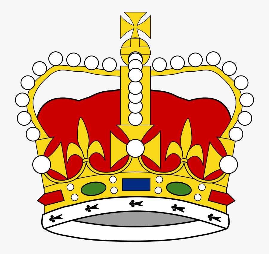 British Crown Clip Art, Transparent Clipart