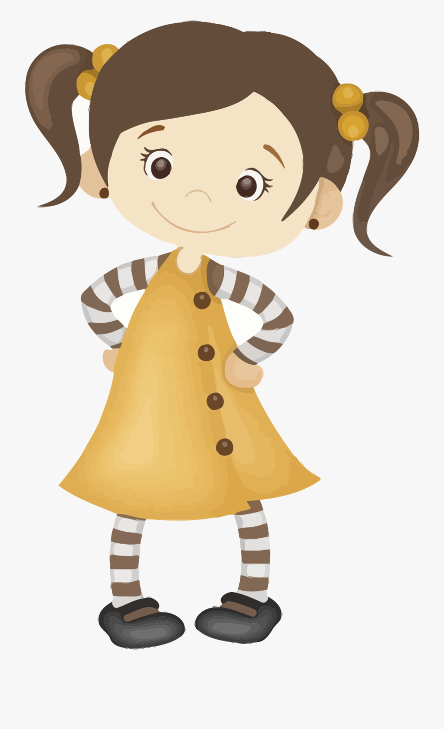 Cute Girl Clipart Free Picture Download - Transparent Cute Girl Clipart, Transparent Clipart