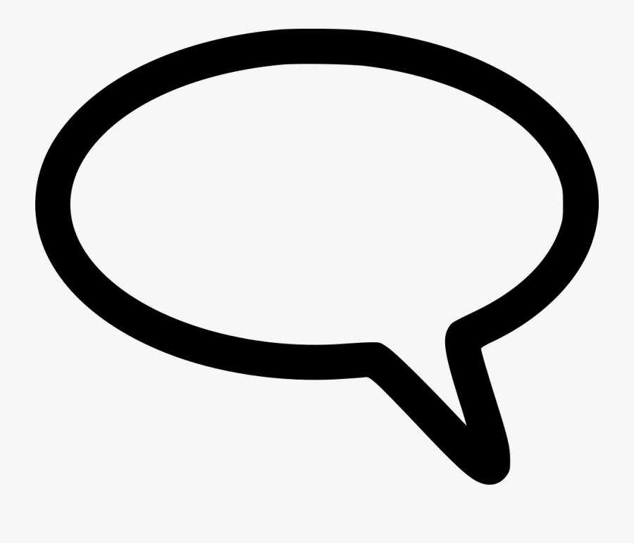 Speech Bubble Clipart Icon Design - Talk Icon Transparent, Transparent Clipart