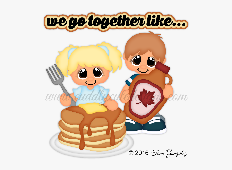 Pancakes And Syrup, Transparent Clipart