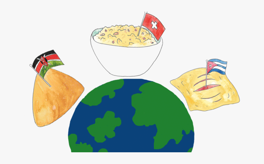 Recipes From Around The - Food Around The World Png, Transparent Clipart