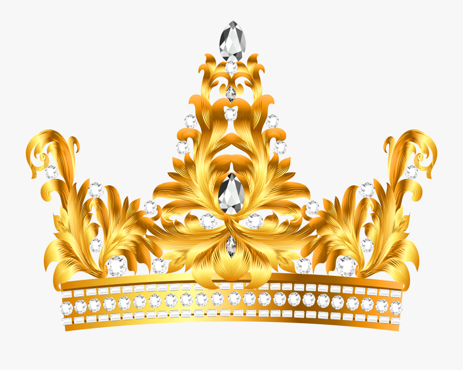Gold And Diamonds Crown Png Clipart - Transparent Background Queen Crown Png, Transparent Clipart