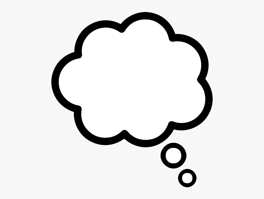 Speech Bubble Clipart Social Thinking Thought - Thought Bubble, Transparent Clipart