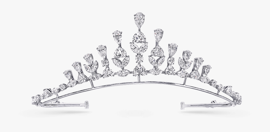 Clip Art Black And White Tiara - تاج مناسبات ناعم, Transparent Clipart
