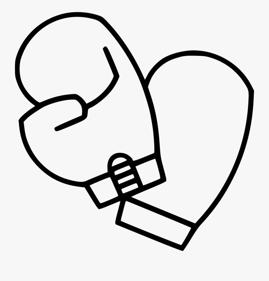 Gloves Free Png Transparent Background Images Free - Boxing Glove Drawing Easy, Transparent Clipart
