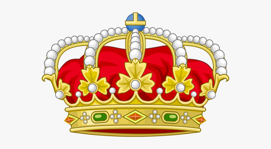 #gold #golden #jewels #tiara #crown #aesthetic #man - Spanish Royal Crown, Transparent Clipart