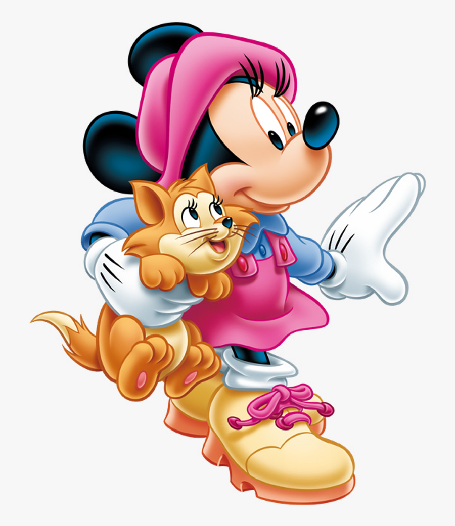 Mickey Mouse Clip-art Minnie Goofy Kitten With Clipart - Mouse Minnie Mickey Mouse Png, Transparent Clipart
