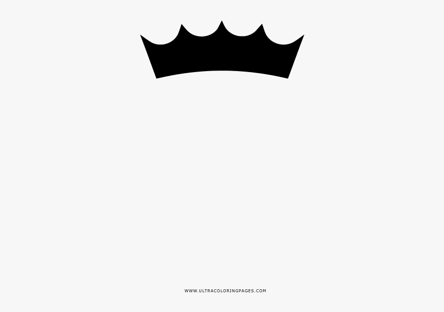 Tiara Coloring Page, Transparent Clipart