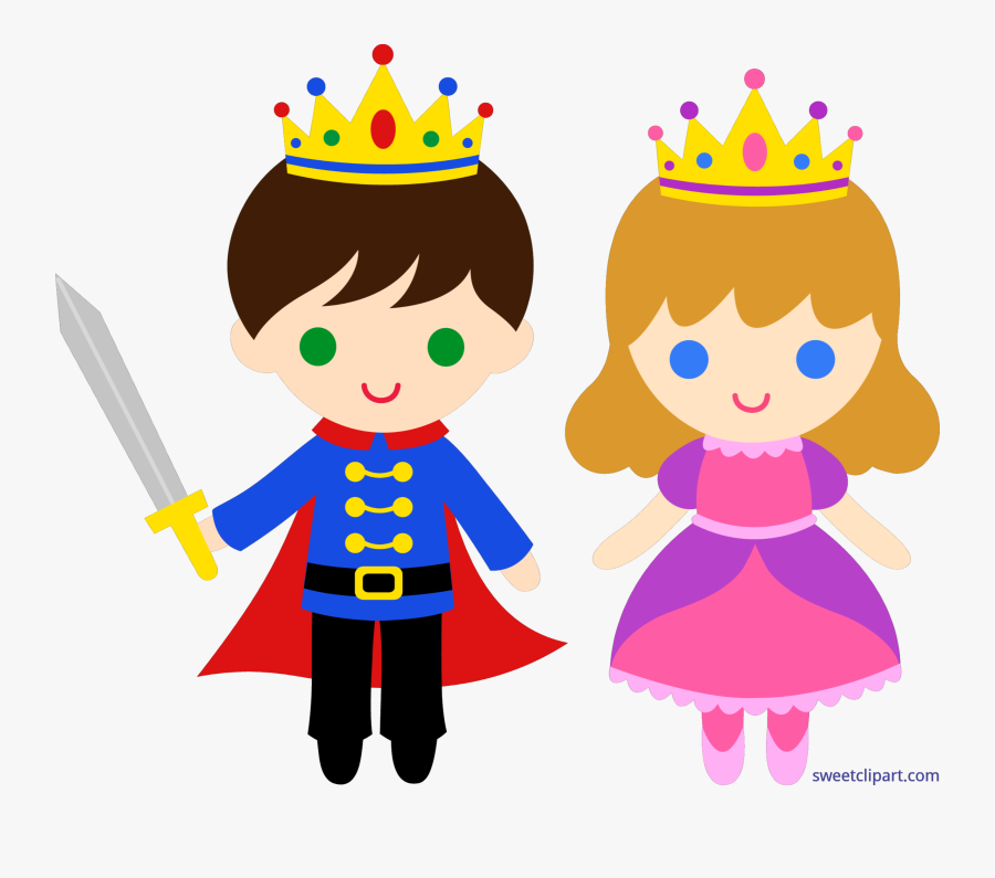 Prince And Clip Art - Fairy Tale Princes And Princesses, Transparent Clipart