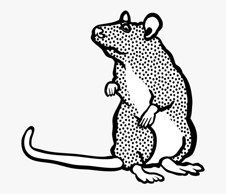 Mouse Clipart Simple - Worlds Best Rat Mom, Transparent Clipart