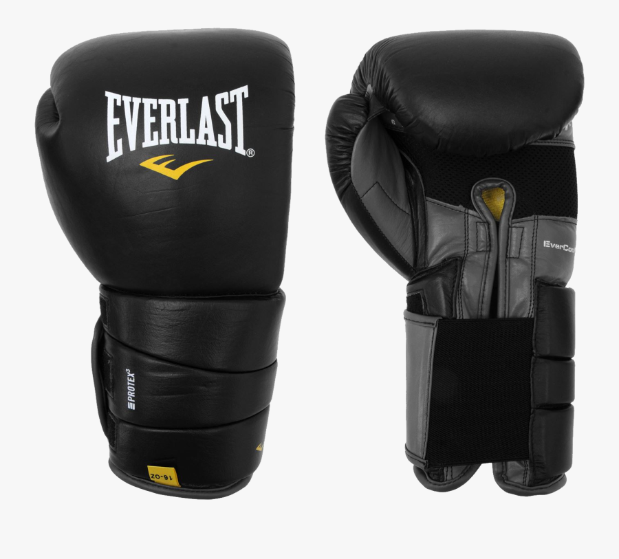 Boxing Gloves Png Images - Everlast Protex 2 Training Gloves, Transparent Clipart