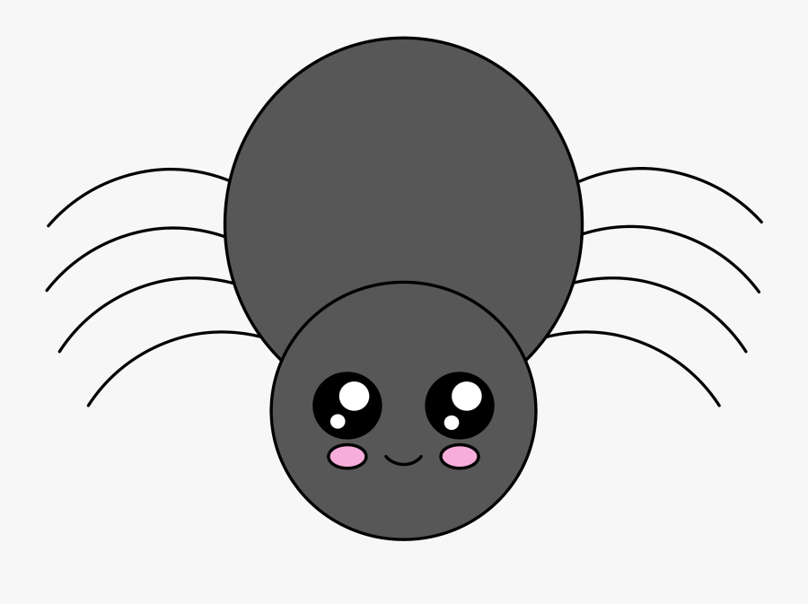 Free Cute Spider - Student Welfare Organisation In Bergen, Transparent Clipart