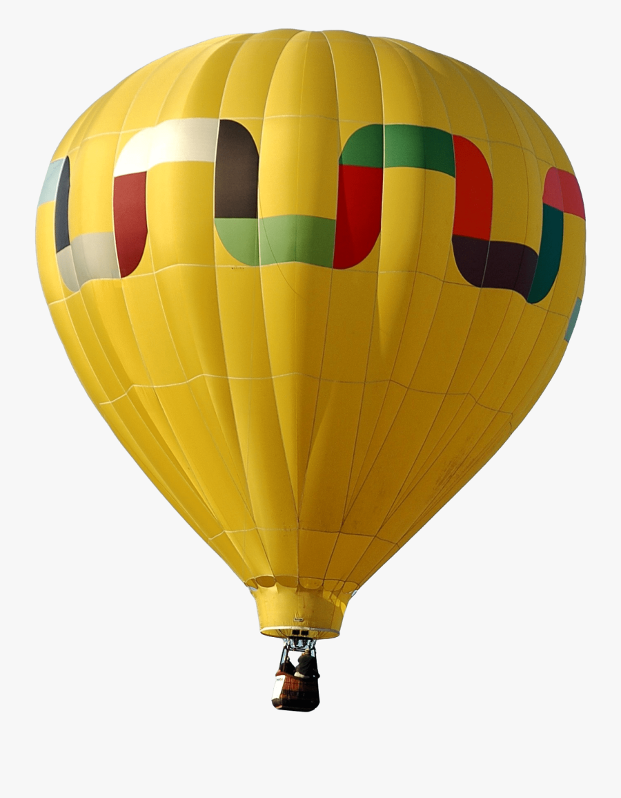 Yellow Hot Air Balloon Clip Arts - Hot Air Balloon Png, Transparent Clipart