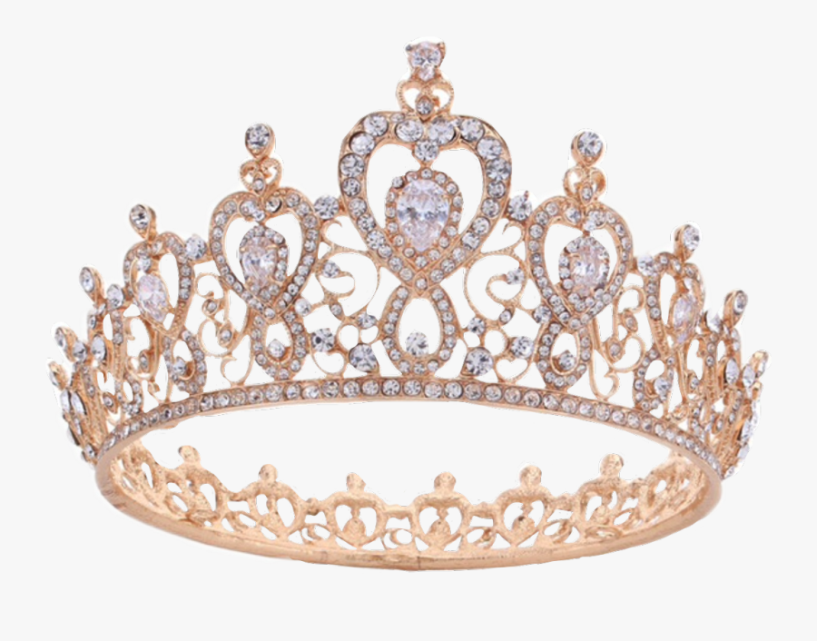 Download Transparent Tiara Clipart - Gold Princess Crown Png , Free ...