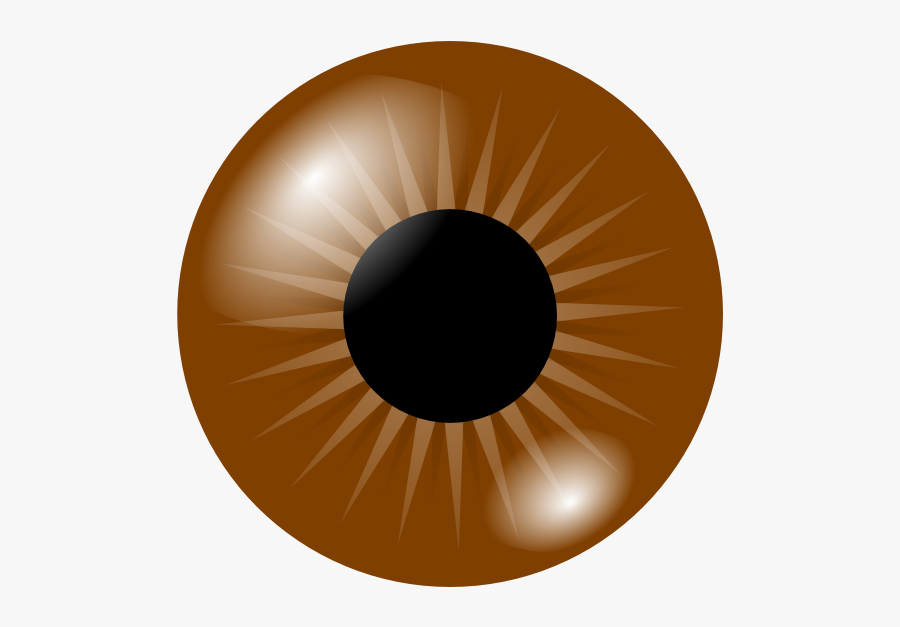Brown Eye Clip Art At Clker - Brown Eye Clipart, Transparent Clipart