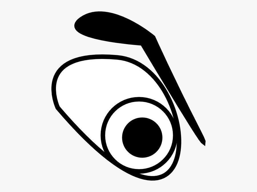 Evil Eye No Color Clip Art At Clker - Evil Eye Clipart Black And White, Transparent Clipart