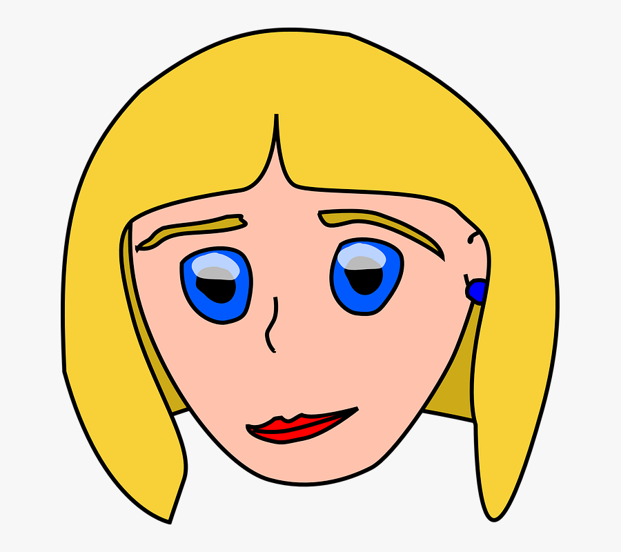 Girls Face Clip Art At Clker - Clip Art Mother Face, Transparent Clipart