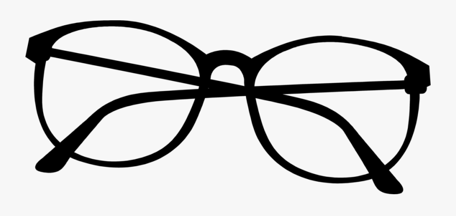 Eyeglasses Eye Glasses Clip Art - Glasses Clipart Black And White, Transparent Clipart
