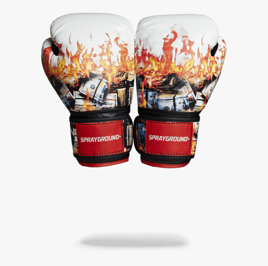 Transparent Boxing Gloves Clipart Png - Money On Fire Boxing Gloves, Transparent Clipart