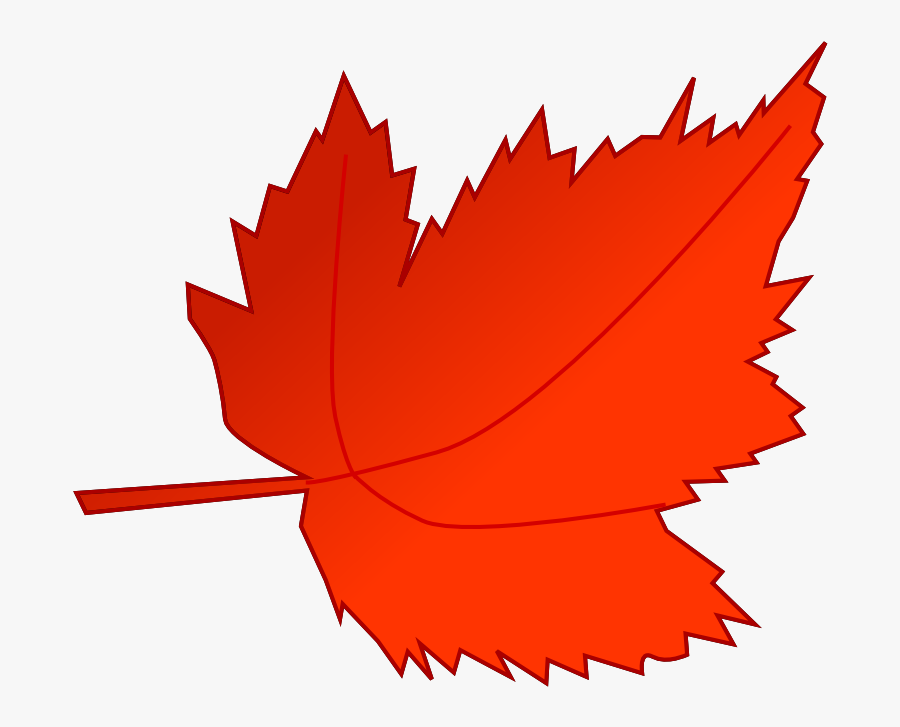 Red Autumn Leaves Clipart, Transparent Clipart