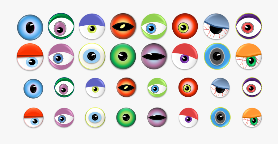 Transparent Monster Eye Clipart - Circle, Transparent Clipart