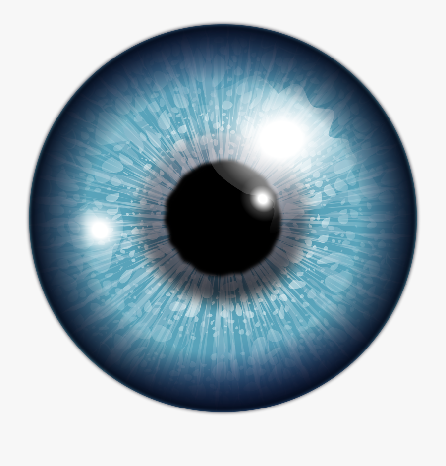 Eye Png Transparent Background - Blue Contact Lens Png, Transparent Clipart