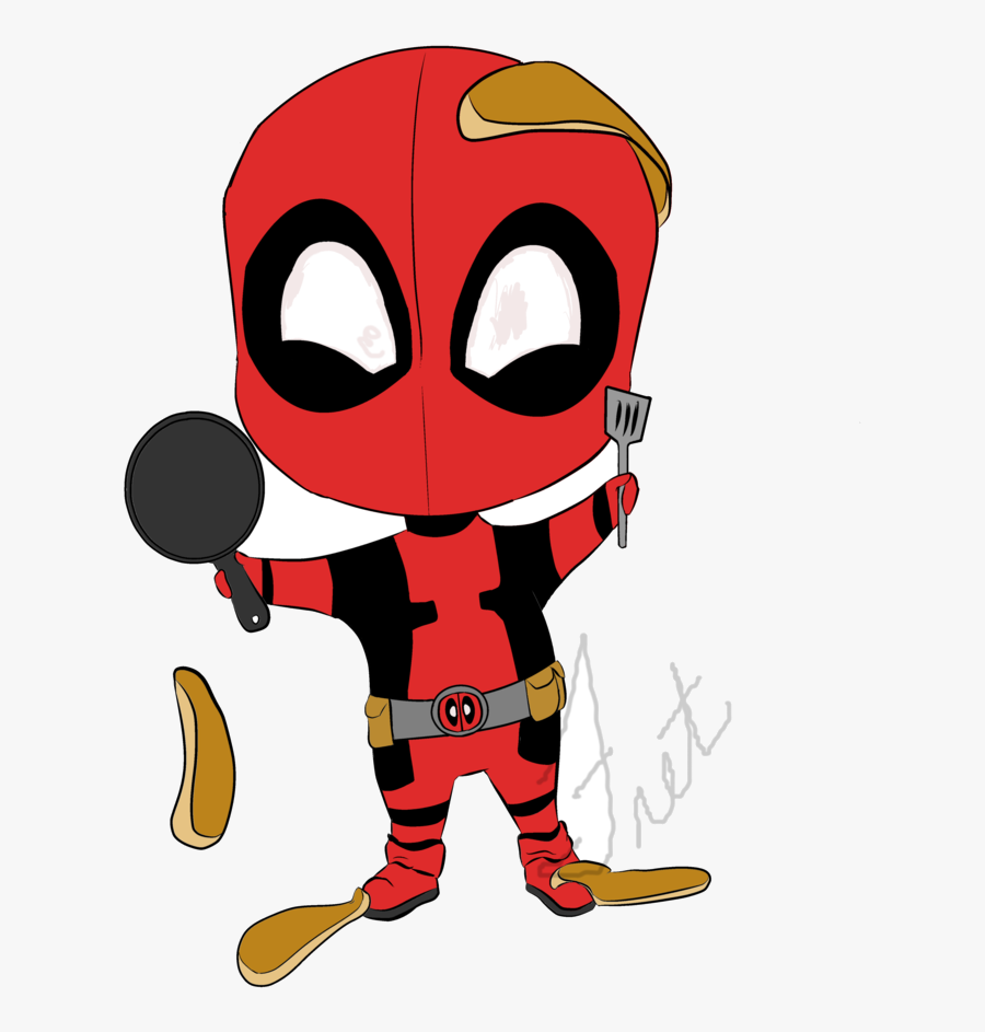 Deadpool Showing Post Media For Cartoon Pancakes Transparent - Dead Pool Imagenes Caricatura, Transparent Clipart