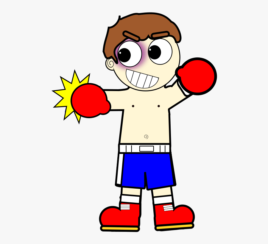 Boxing Clipart - Clipart Boxing Glove Png Cartoon, Transparent Clipart