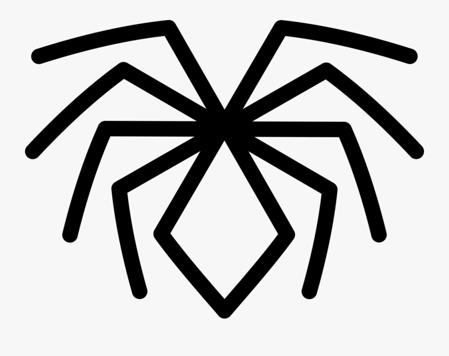 Bugs Clipart Spider - Spider Cartoon Drawing, Transparent Clipart