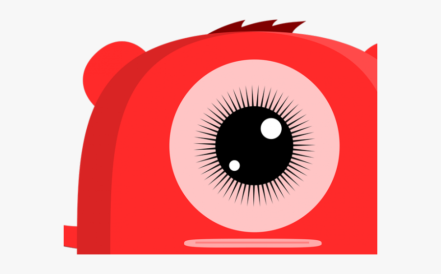 Pink Eyes Clipart Friendly Monster - Portable Network Graphics, Transparent Clipart