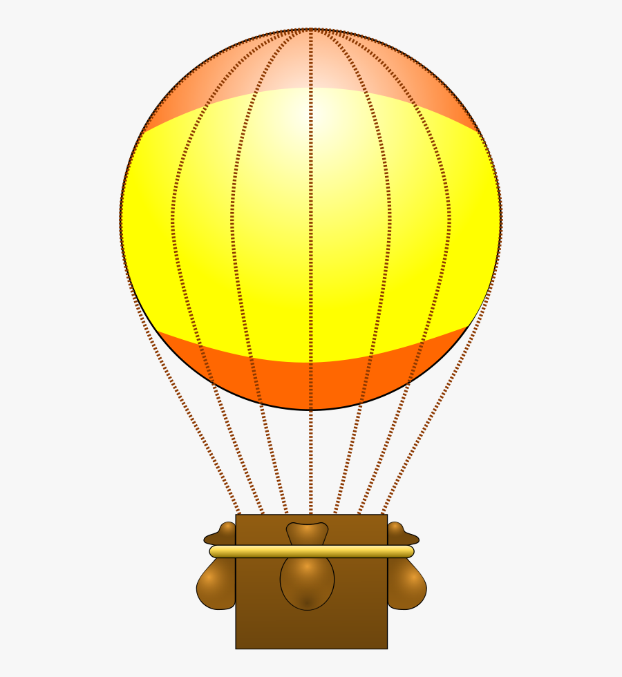 Balloon Svg Clip Arts - Hot Air Balloon Sandbag, Transparent Clipart