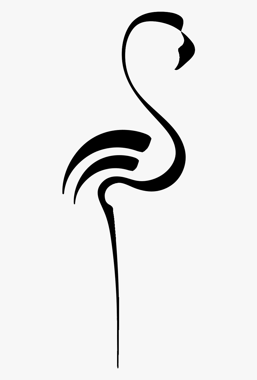 The Flamingo Logo - Flamingo Cartoon, Transparent Clipart