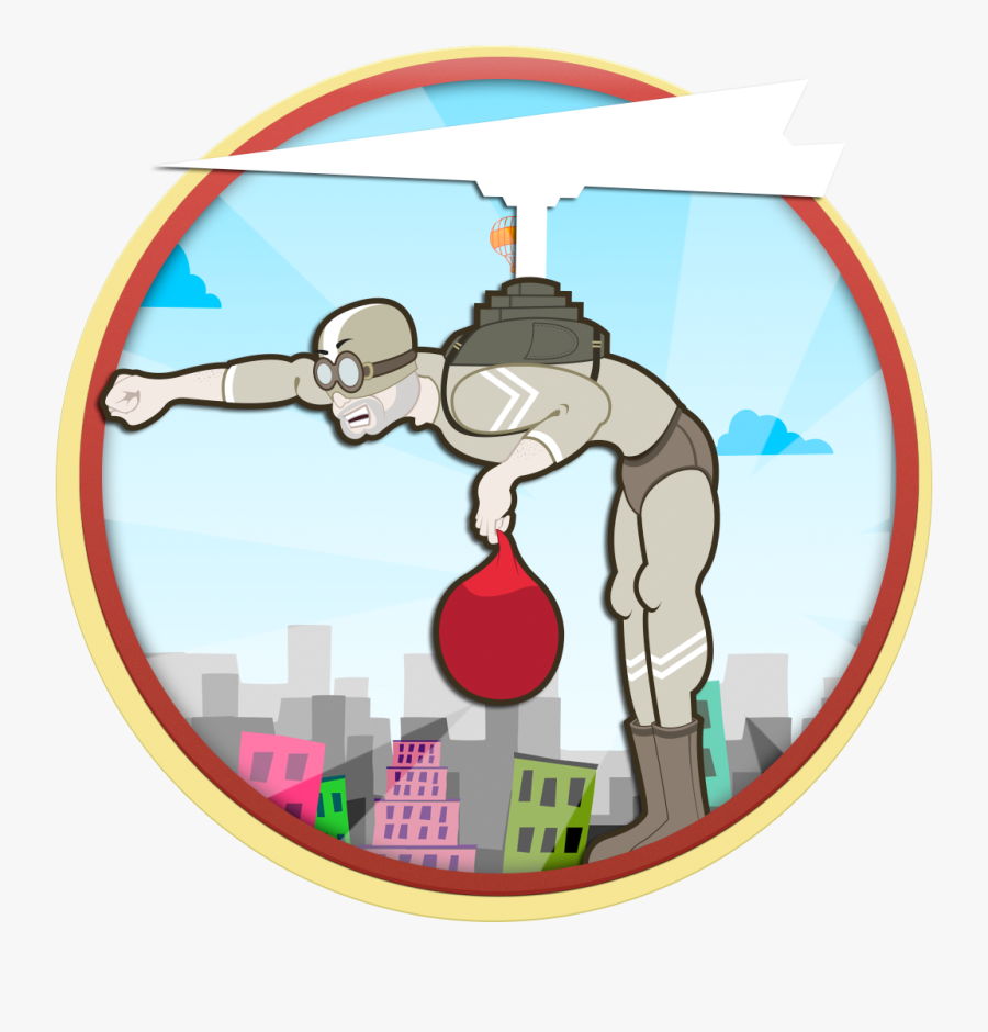 A Water Bloon Bomb Crazy Water Balloon Assault Elite - Cartoon, Transparent Clipart