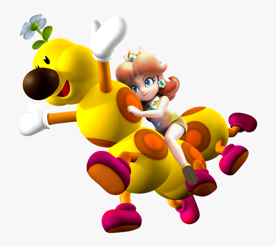 Wiggler From Mario, Transparent Clipart