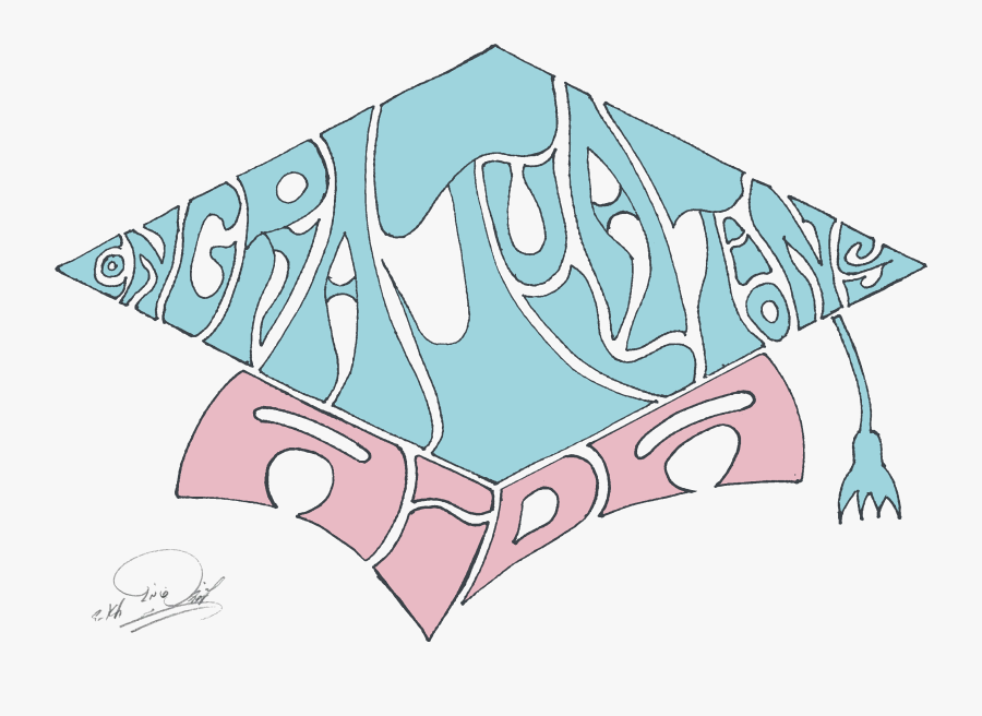Congratulations Aida Mortarboard - Graphic Design, Transparent Clipart