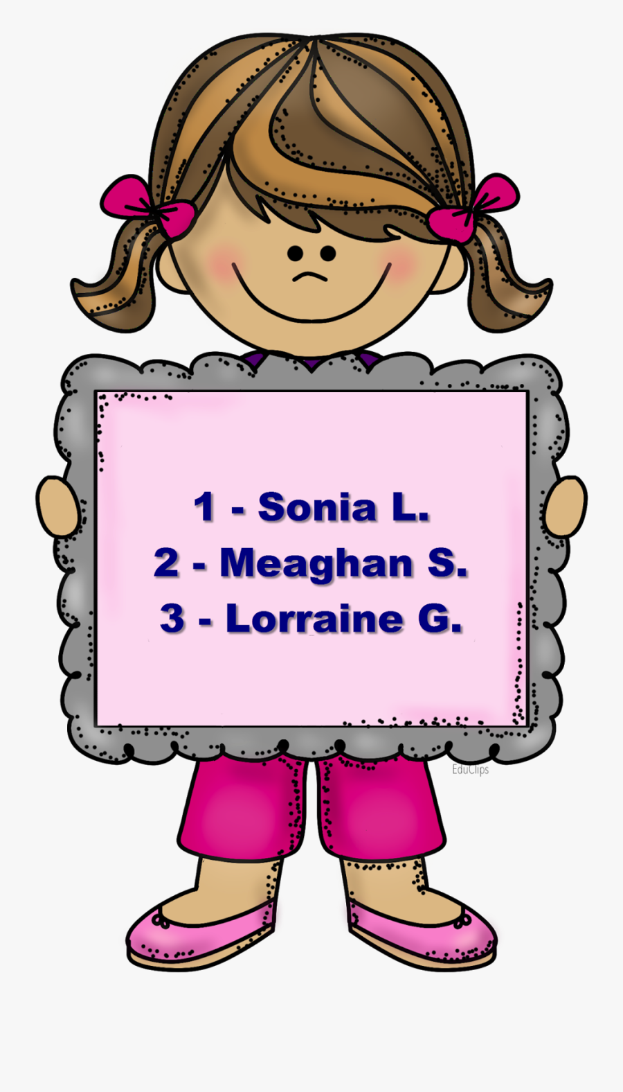 Girl With Frame Clipart, Transparent Clipart