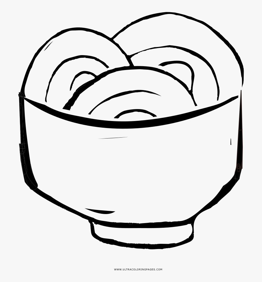 Noodles Coloring Page - Line Art, Transparent Clipart