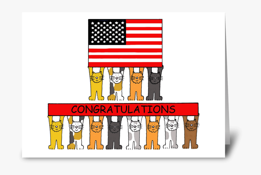 Us Citizen Congratulations Greeting Card - Congratulations On Canadian Citizenship, Transparent Clipart