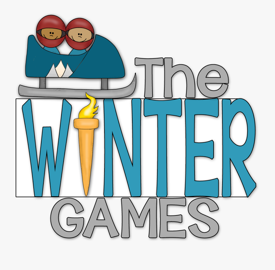 Winter Games Whole Word Color, Transparent Clipart