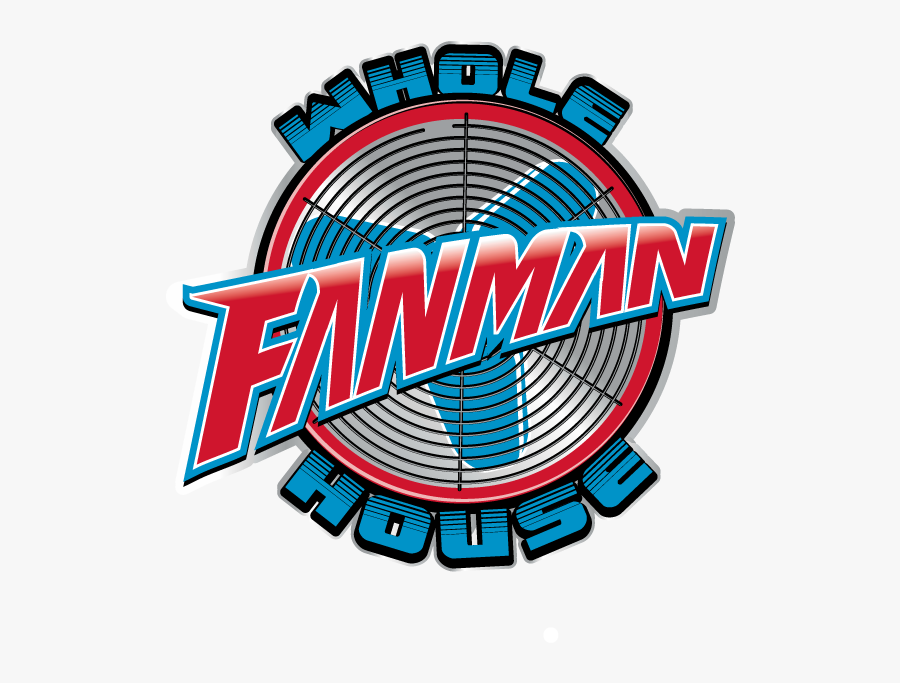 Whole House Fan Man - Illustration, Transparent Clipart