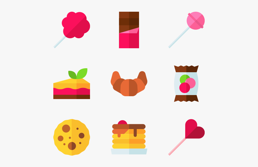 Dessert Candies, Transparent Clipart