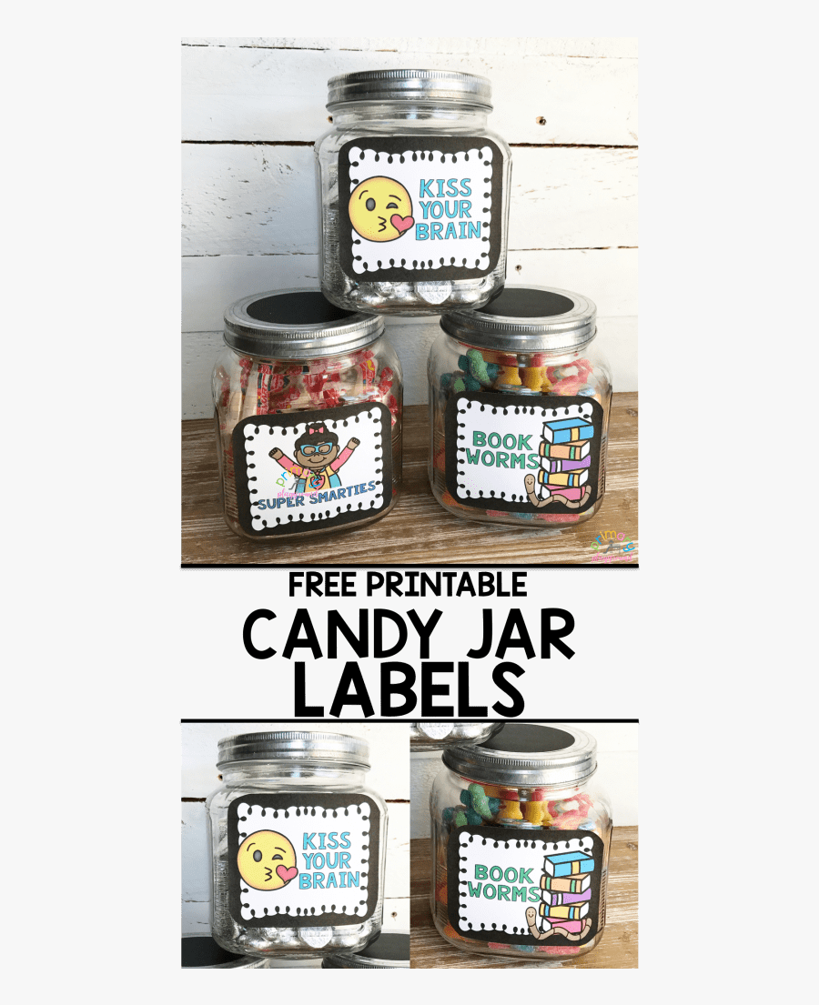 Free Printable Candy Jar Reward Labels - Classroom Candy Jar Labels, Transparent Clipart