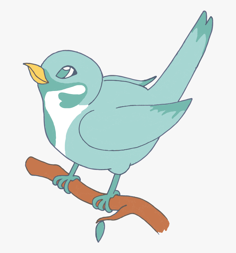 A Cartoon Drawing Of A Little Sparrow - Transparent Images Of Cartoon Sparrows, Transparent Clipart